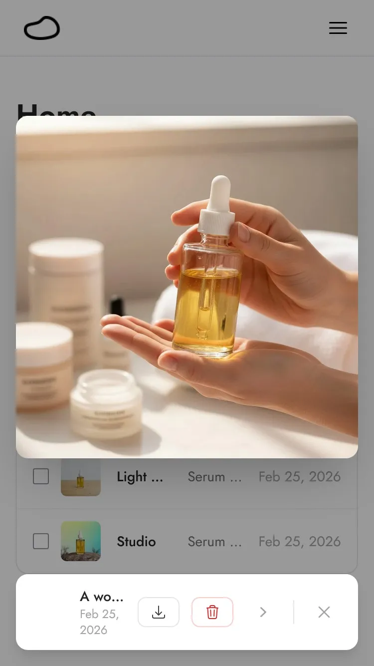 Generated results ready for review